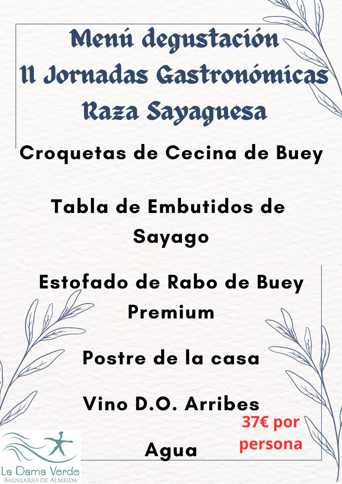 Menu degustación Raza Sayaguesa